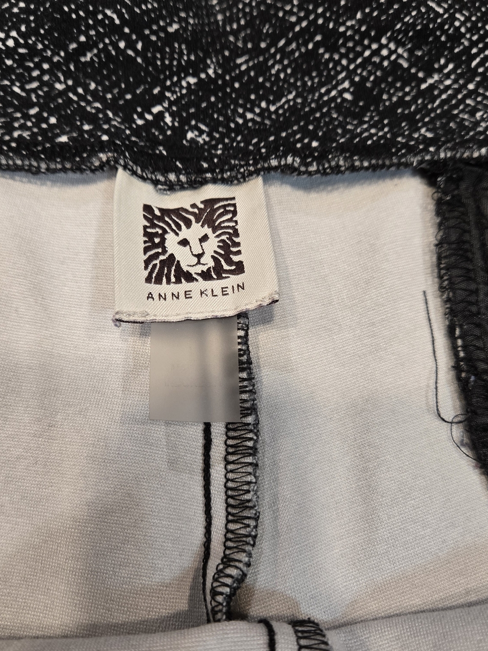 Anne Klein Black Jeggings with White Speckle